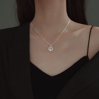 Fashion Constellation Sterling Silver Plating Pendant Necklace 1 Piece main image 3