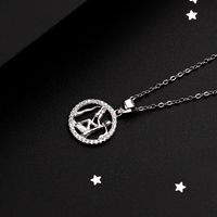 Fashion Constellation Sterling Silver Plating Pendant Necklace 1 Piece sku image 10