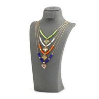 Mode Herzform Kupfer Perlen Halskette Mit Anhänger 1 Stück main image 3