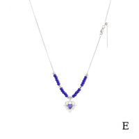 Mode Herzform Kupfer Perlen Halskette Mit Anhänger 1 Stück sku image 5