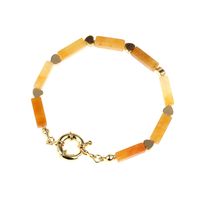 Moda Geométrico Forma De Corazón Cobre Enchapado Mujeres Pulsera Collar 1 Pieza sku image 2