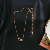 Fashion Heart Shape Crown Titanium Steel Plating Inlay Artificial Gemstones Pendant Necklace 1 Piece sku image 23