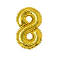Birthday Number Aluminum Film Party Balloons sku image 12