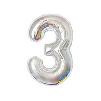 Birthday Number Aluminum Film Party Balloons sku image 17