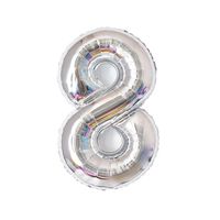 Birthday Number Aluminum Film Party Balloons sku image 22