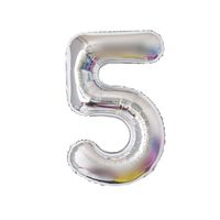 Birthday Number Aluminum Film Party Balloons sku image 19