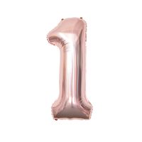 Birthday Number Aluminum Film Party Balloons sku image 25