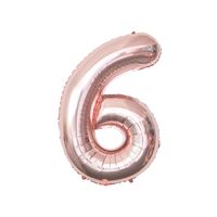Birthday Number Aluminum Film Party Balloons sku image 30