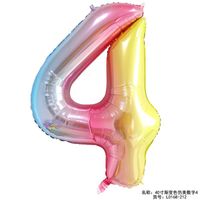 Birthday Number Aluminum Film Party Balloons sku image 78