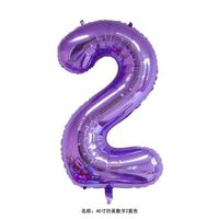 Birthday Number Aluminum Film Party Balloons sku image 86