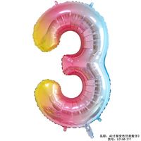 Birthday Number Aluminum Film Party Balloons sku image 77