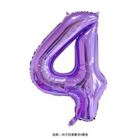 Birthday Number Aluminum Film Party Balloons sku image 88
