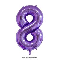 Birthday Number Aluminum Film Party Balloons sku image 92