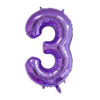 Birthday Number Aluminum Film Party Balloons sku image 87
