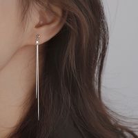 1 Pair Simple Style Geometric Plating Copper Drop Earrings main image 5