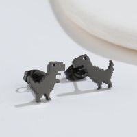 1 Pair Simple Style Animal Stainless Steel Plating Ear Studs sku image 4