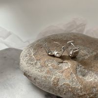 Simple Style Geometric Sterling Silver Plating Earrings 1 Pair main image 4
