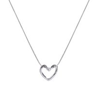 Fashion Heart Shape Titanium Steel Pendant Necklace 1 Piece main image 4