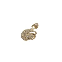 Fashion Swan Copper Plating Inlay Artificial Diamond Women's Brooches main image 5