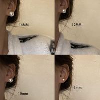 1 Pair Simple Style Geometric Plating Copper Ear Studs sku image 4