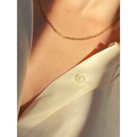 Ethnic Style Round Alloy Natural Stone Women's Necklace 1 Piece sku image 1