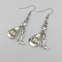 Fashion Boots Metal Women's Drop Earrings 1 Pair main image 1