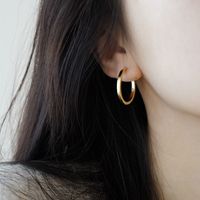 Fashion Geometric Copper Inlay Zircon Earrings 1 Pair main image 4