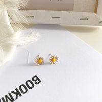 Fashion Flower Metal Plating Women's Drop Earrings 1 Pair sku image 1
