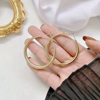 Fashion Solid Color Metal Plating Women's Drop Earrings 1 Pair sku image 36