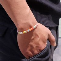 Fashion Colorful Cloth Embroidery Women's Bracelets 1 Piece main image 3