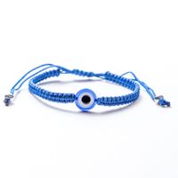 Estilo Étnico Ojo Del Diablo Hilo De Algodón Trenza Mujeres Pulsera sku image 1