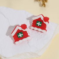 Sweet House Synthetic Resin Women's Ear Studs 1 Pair main image 1