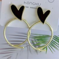 Fashion Irregular Heart Shape Alloy Enamel Women's Drop Earrings 1 Pair main image 3