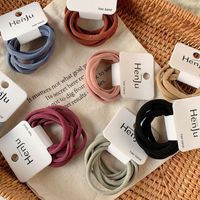 Basic Solid Color Cloth Rubber Band main image 1