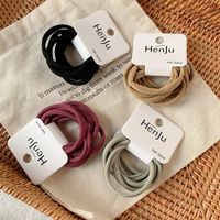 Basic Solid Color Cloth Rubber Band main image 3