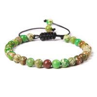 Ethnic Style Solid Color Natural Stone Beaded Bracelets main image 5