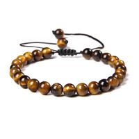 Ethnic Style Solid Color Natural Stone Beaded Bracelets main image 4