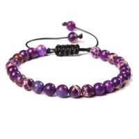 Ethnic Style Solid Color Natural Stone Beaded Bracelets sku image 30