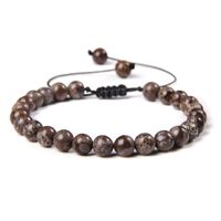 Ethnic Style Solid Color Natural Stone Beaded Bracelets sku image 4