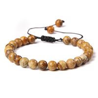 Ethnic Style Solid Color Natural Stone Beaded Bracelets sku image 19