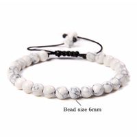 Ethnic Style Solid Color Natural Stone Beaded Bracelets main image 2