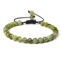 Ethnic Style Solid Color Natural Stone Beaded Bracelets sku image 7