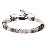 Ethnic Style Solid Color Natural Stone Beaded Bracelets sku image 35