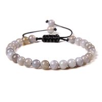 Ethnic Style Solid Color Natural Stone Beaded Bracelets sku image 8