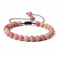 Ethnic Style Solid Color Natural Stone Beaded Bracelets sku image 24