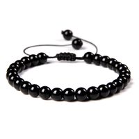 Ethnic Style Solid Color Natural Stone Beaded Bracelets sku image 1