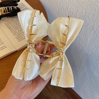 Vintage Style Bow Knot Alloy Cloth Hair Claws main image 3