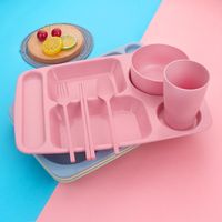 Casual Solid Color Pp Tableware 1 Set main image 3