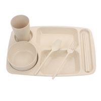 Casual Solid Color Pp Tableware 1 Set main image 2