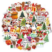Cartoon Graffiti Old Man Tree Snowflake Children Decorative Gift Christmas Stickers main image 4